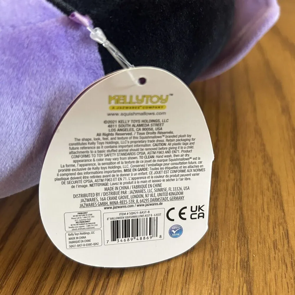 Squishmallows Winnie The Witch 10 Inch Halloween Kellytoy Soft Plush Doll Toy